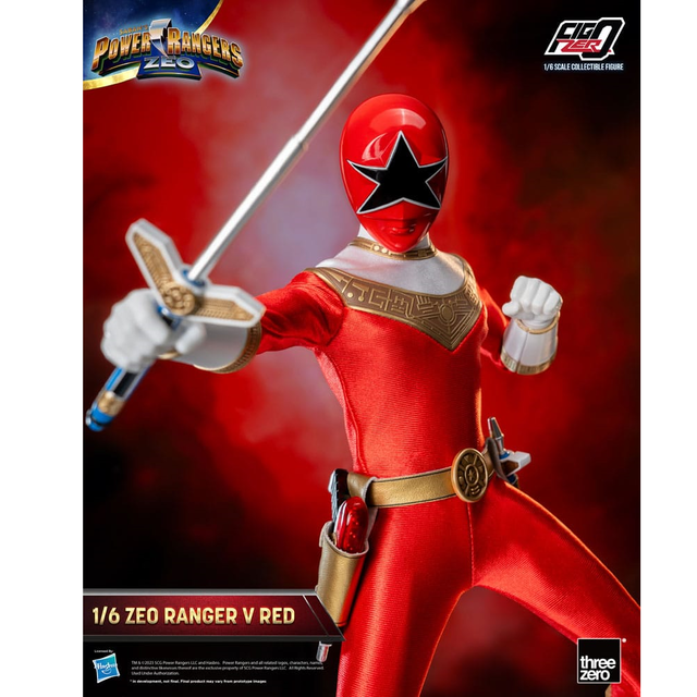 Power Rangers Zeo FigZero 1/6 Ranger V Red 30cm