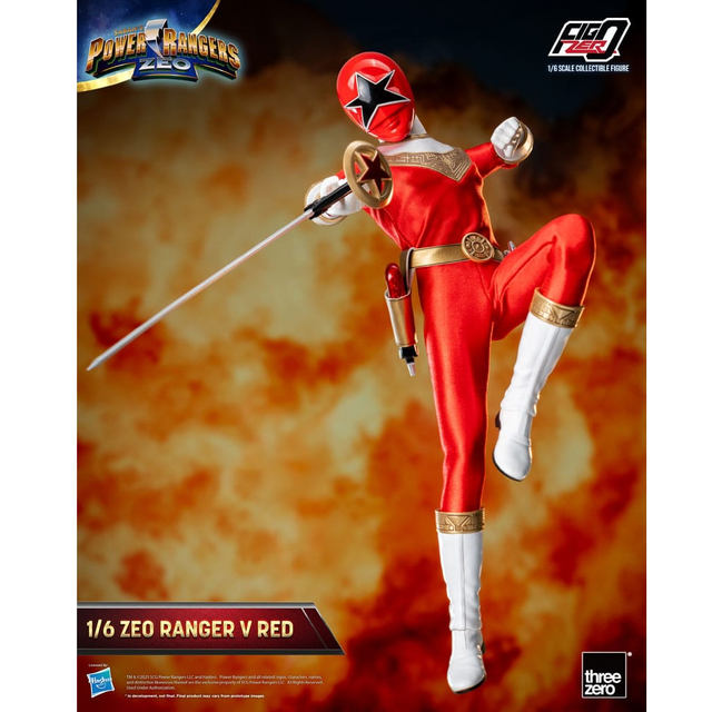 Power Rangers Zeo FigZero 1/6 Ranger V Red 30cm