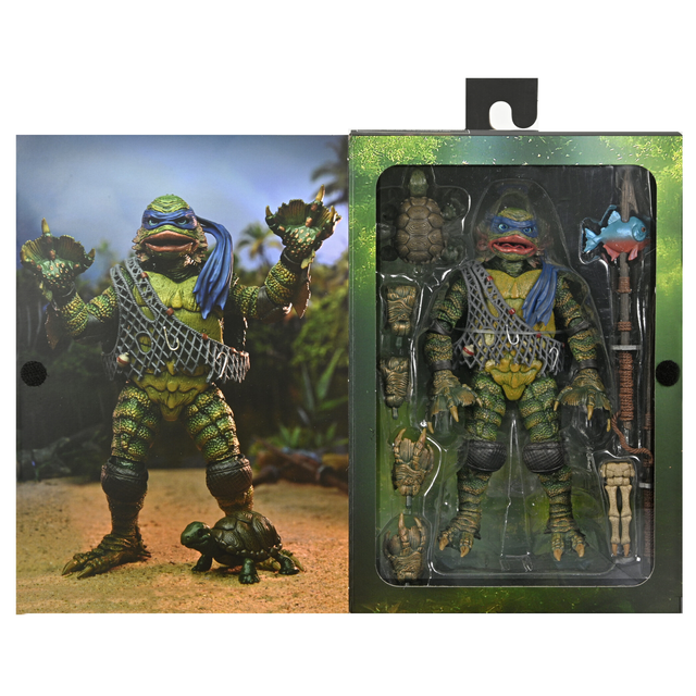 Universal Monsters x Teenage Mutant Ninja Turtles Scale Action Figure Leonardo as the Creature 18cm