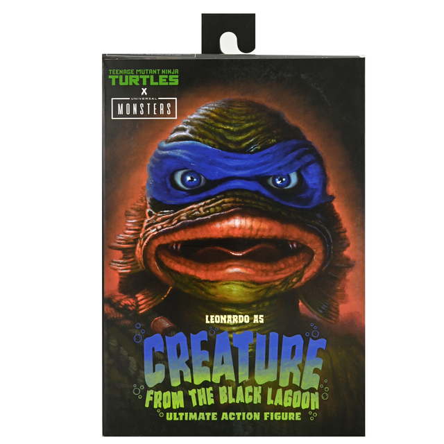 Universal Monsters x Teenage Mutant Ninja Turtles Scale Action Figure Leonardo as the Creature 18cm