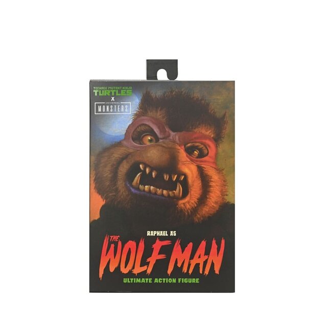 Universal Monsters x Teenage Mutant Ninja Turtles Ultimate Raphael as The Wolfman 18cm