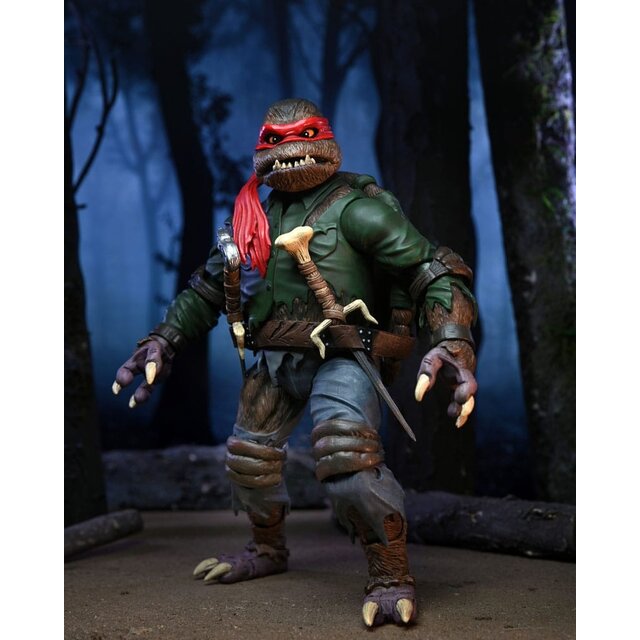 Universal Monsters x Teenage Mutant Ninja Turtles Ultimate Raphael as The Wolfman 18cm