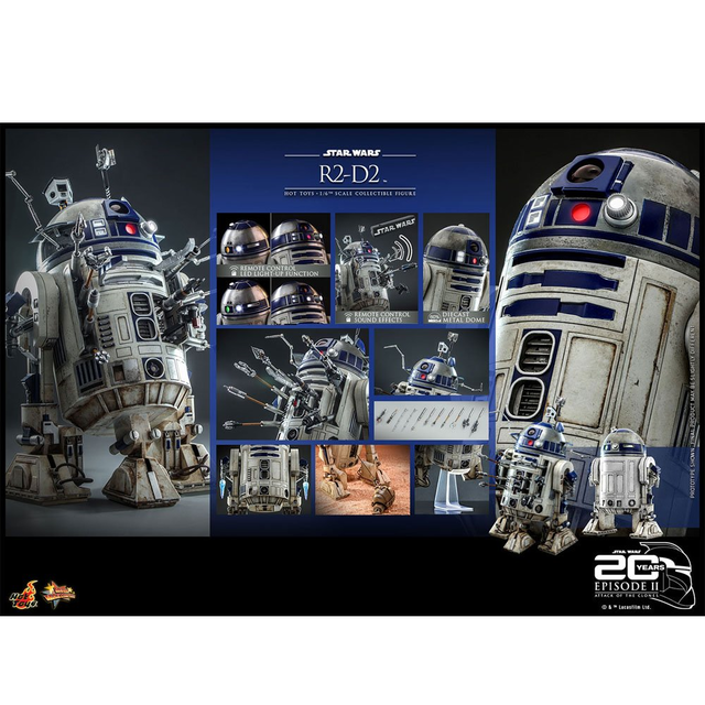 Star Wars: Episode II Action Figure 1/6 R2-D2 18cm