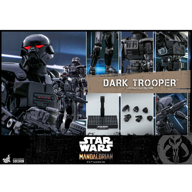 Star Wars The Mandalorian Action Figure 1/6 Dark Trooper 32cm