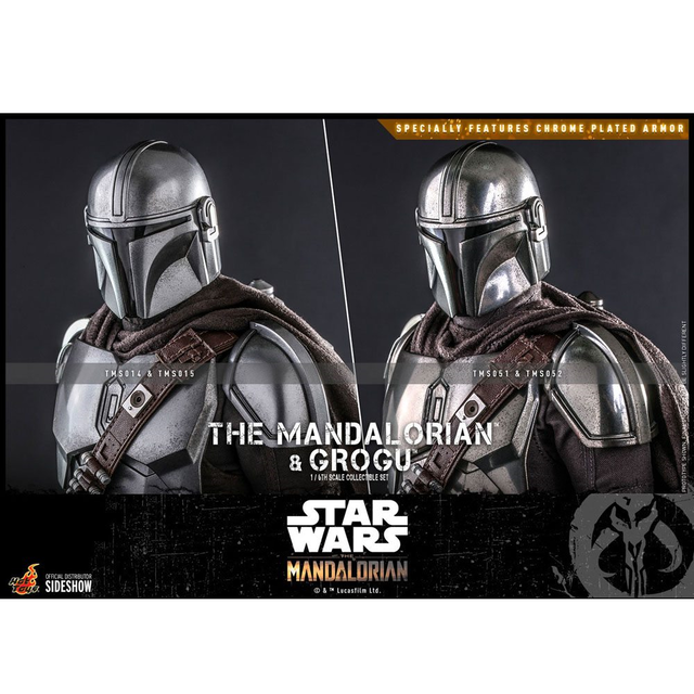 Star Wars The Mandalorian Action Figure 2-Pack 1/6 The Mandalorian & Grogu 30cm