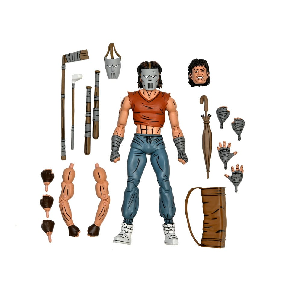 NECA TMNT Ultimate Casey Jones in Red shirt afbeelding