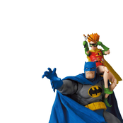 The Dark Knight Returns MAFEX Action Figures Batman Blue Version & Robin 16 & 11cm