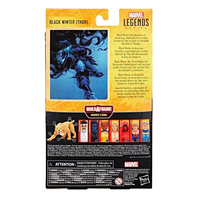 Marvel Legends Action Figure Black Winter (Thor) (BAF: Marvel's Zabu) 15cm
