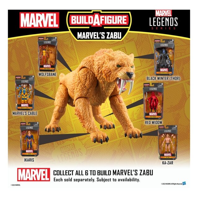 Marvel Legends Action Figure Red Widow (BAF: Marvel's Zabu) 15cm Marvel Legends Action Figure Red Widow (BAF: Marvel's Zabu) 15cm