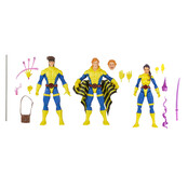 X-Men 60th Anniversary Marvel Legends Action Figure 3-Pack Gambit, Marvel's Banshee, Psylocke 15cm