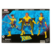 X-Men 60th Anniversary Marvel Legends Action Figure 3-Pack Gambit, Marvel's Banshee, Psylocke 15cm