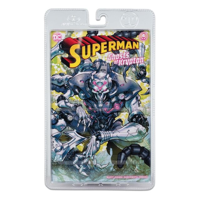 DC Direct Brainiac (Gold Label) (Ghosts of Krypton) Platinum 18cm