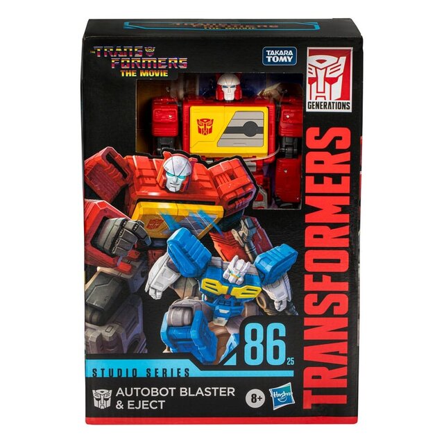 The Transformers: The Movie Generations Studio Series 86 Voyager Class Action Figure Autobot Blaster & Eject 16cm The Transformers: The Movie Generations Studio Series 86 Voyager Class Action Figure Autobot Blaster & Eject 16cm