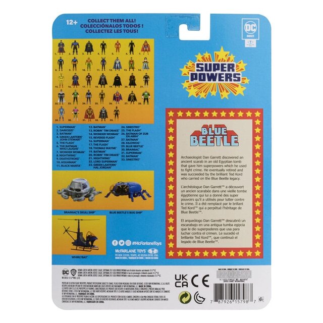 DC Direct Super Powers Action Figure Blue Beetle 13cm