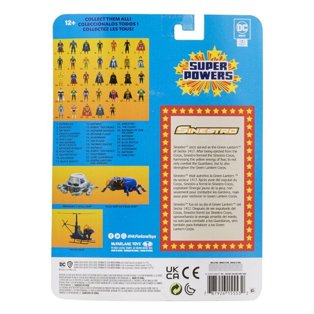 DC Direct Super Powers Action Figure Sinestro 13cm DC Direct Super Powers Action Figure Sinestro 13cm
