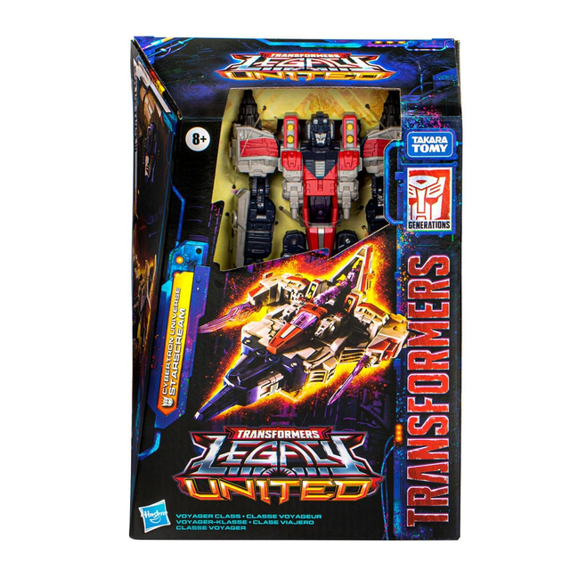 Transformers Generations Legacy United Voyager Class Action Figure Cybertron Universe Starscream 18cm Transformers Generations Legacy United Voyager Class Action Figure Cybertron Universe Starscream 18cm
