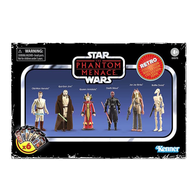 Star Wars Episode I Retro Collection Action Figures The Phantom Menace Multipack 10cm