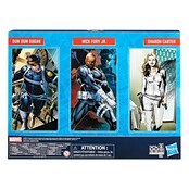 Captain America Marvel Legends Action Figure 3-Pack S.H.I.E.L.D. 15cm
