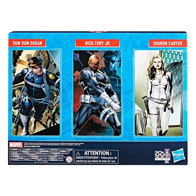 Captain America Marvel Legends Action Figure 3-Pack S.H.I.E.L.D. 15cm