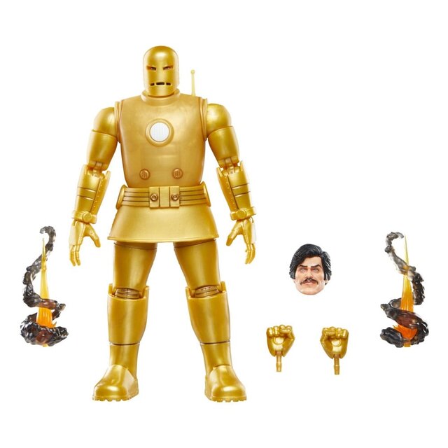 Iron Man Marvel Legends Action Figure Iron Man (Model 01-Gold) 15cm