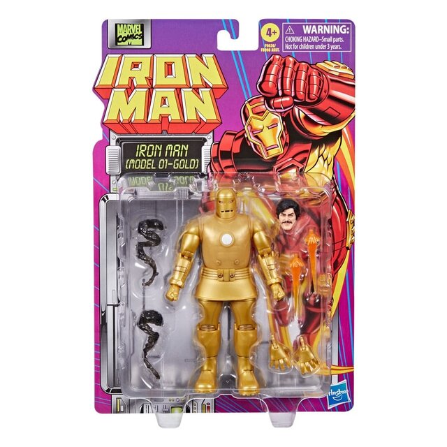 Iron Man Marvel Legends Action Figure Iron Man (Model 01-Gold) 15cm