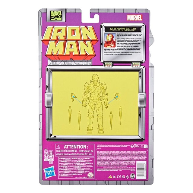 Iron Man Marvel Legends Action Figure Iron Man (Model 20) 15cm