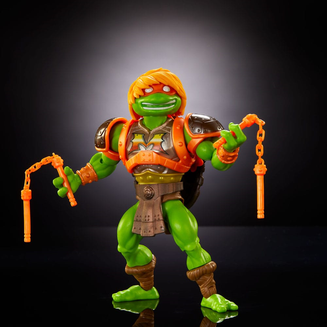 MOTU x TMNT: Turtles of Grayskull Action Figure Michelangelo 14cm MOTU x TMNT: Turtles of Grayskull Action Figure Michelangelo 14cm