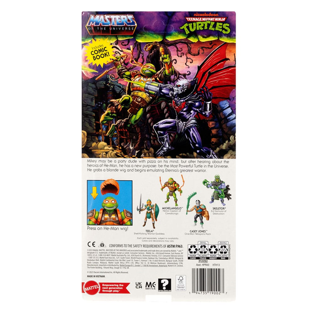 MOTU x TMNT: Turtles of Grayskull Action Figure Michelangelo 14cm MOTU x TMNT: Turtles of Grayskull Action Figure Michelangelo 14cm