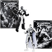 DC Direct Page Punchers Action Figures & Comic Book Pack of 4 Superman Series (Sketch Edition) (Gold Label) 18cm