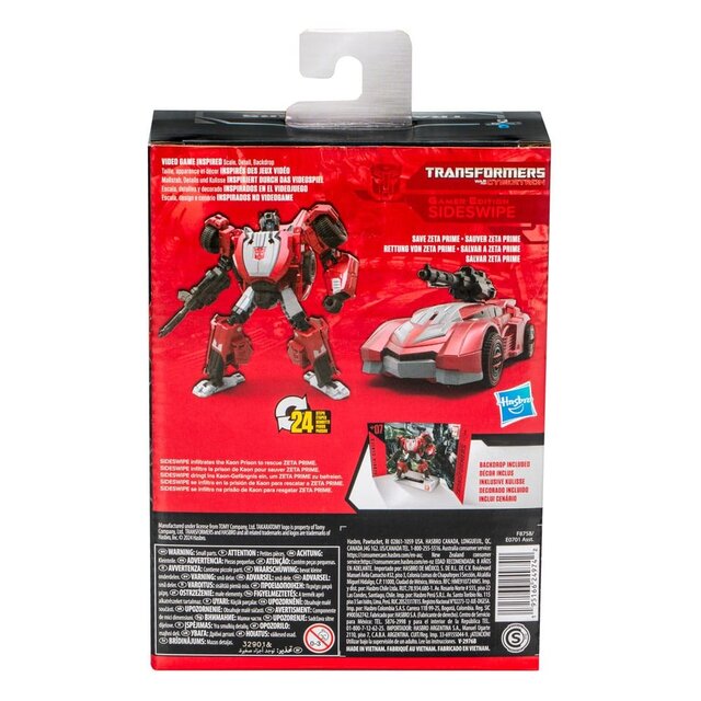 Transformers: War for Cybertron Generations Studio Series Deluxe Class Gamer Edition Sideswipe 11cm Transformers: War for Cybertron Generations Studio Series Deluxe Class Gamer Edition Sideswipe 11cm