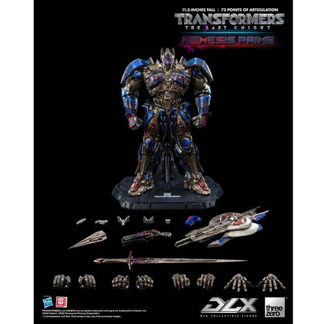 Transformers: The Last Knight DLX Action Figure 1/6 Nemesis Prime 28cm