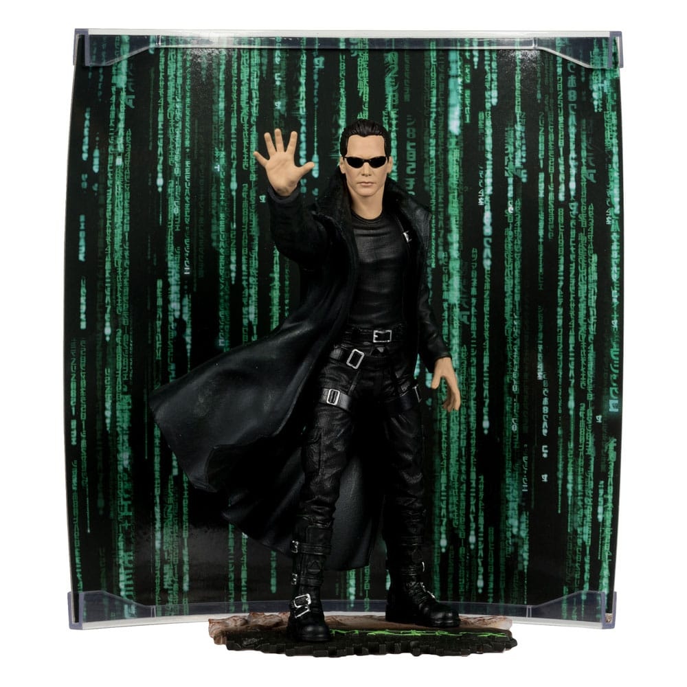 McFarlane Matrix Movie Maniacs Neo Statue afbeelding