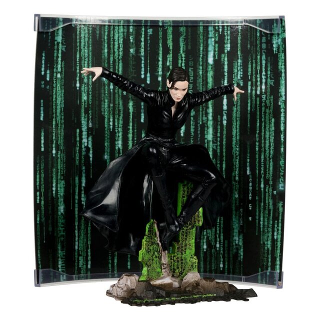 Matrix Movie Maniacs Statue Trinity 15cm