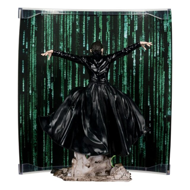 Matrix Movie Maniacs Statue Trinity 15cm
