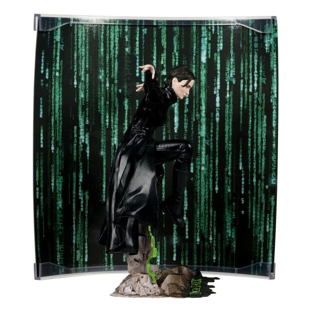 Matrix Movie Maniacs Statue Trinity 15cm