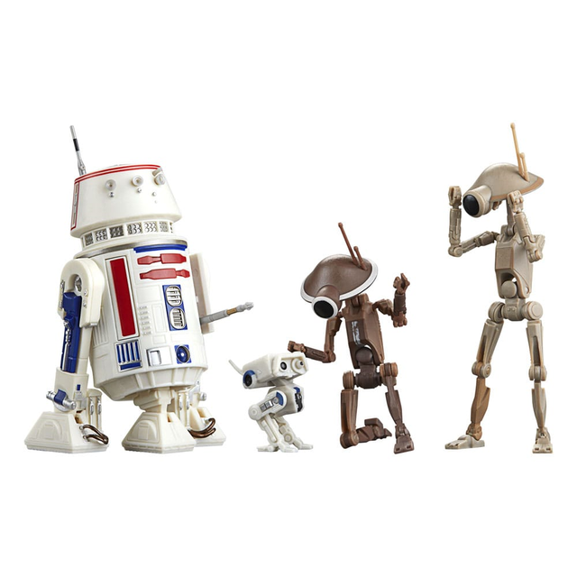 Star Wars The Mandalorian Black Series 4-Pack R5-D4, BD-72 & Pit Droids