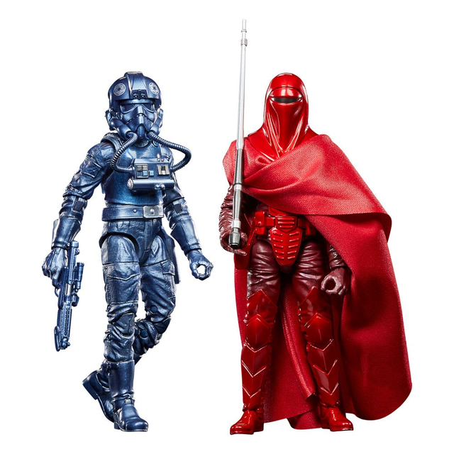 Star Wars Episode VI Black Series Carbonized Action Figure 2-Pack Emperor's Royal Guard & TIE Fighter Pilot Exclusive 15cm