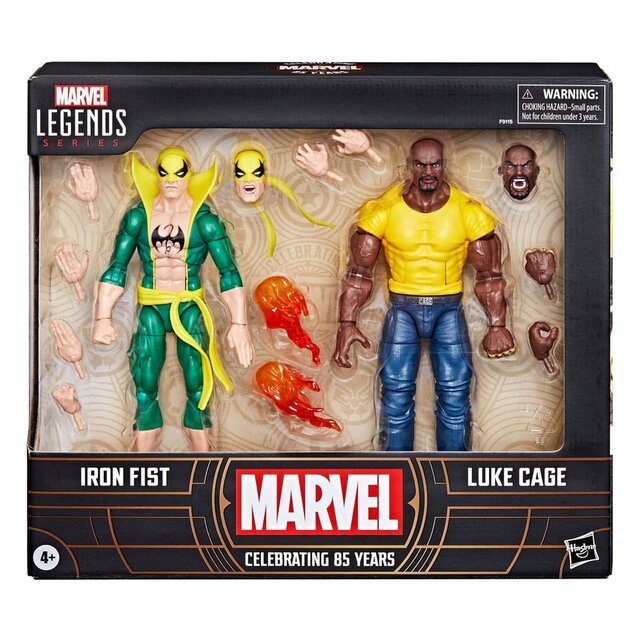 Marvel 85th Anniversary Marvel Legends Action Figure 2-Pack Iron Fist & Luke Cage 15cm