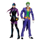 DC Multiverse Action Figures Pack of 2 The Joker & Punchline 18cm