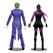 DC Multiverse Action Figures Pack of 2 The Joker & Punchline 18cm
