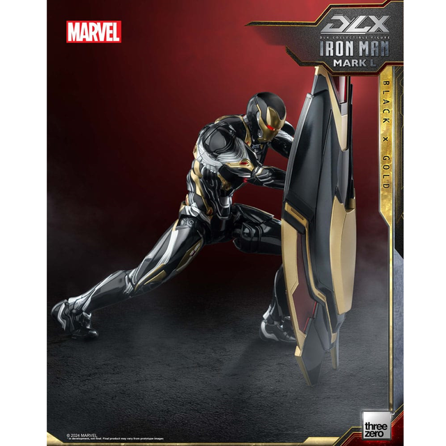 Infinity Saga DLX Action Figure 1/12 Iron Man Mark 50 (Black X Gold)