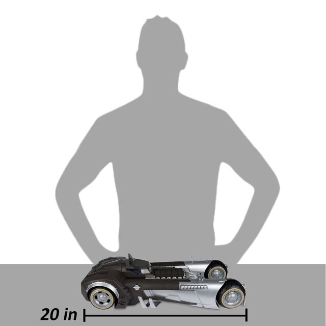 DC Multiverse Vehicle White Knight Batmobile (Gold Label)