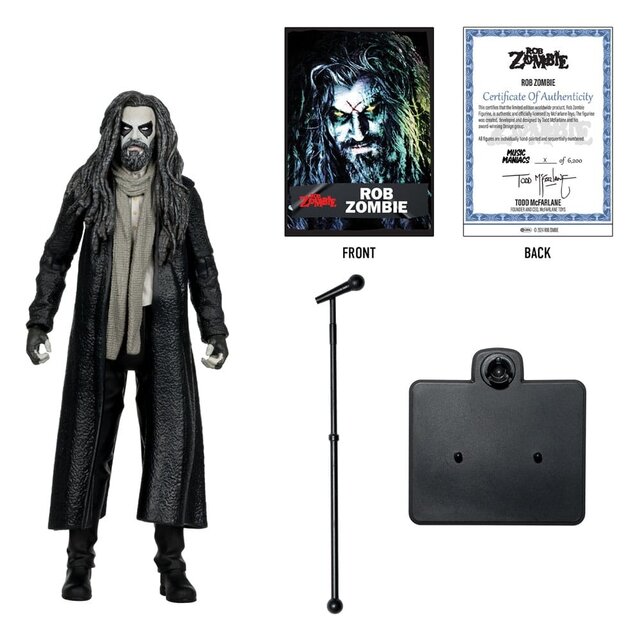 Metal Music Maniacs Action Figure Rob Zombie 15cm Metal Music Maniacs Action Figure Rob Zombie 15cm