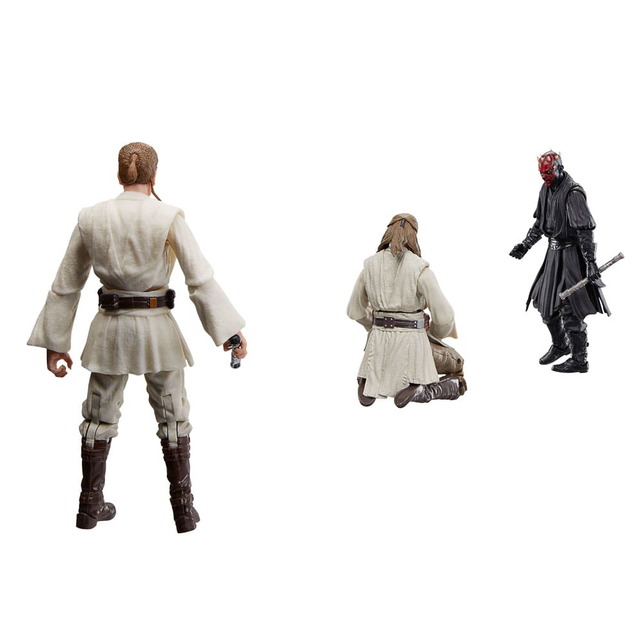 Star Wars Episode I Black Series Action Figure 3-Pack Qui-Gon Jinn, Darth Maul, Obi-Wan Kenobi 15cm Star Wars Episode I Black Series Action Figure 3-Pack Qui-Gon Jinn, Darth Maul, Obi-Wan Kenobi 15cm