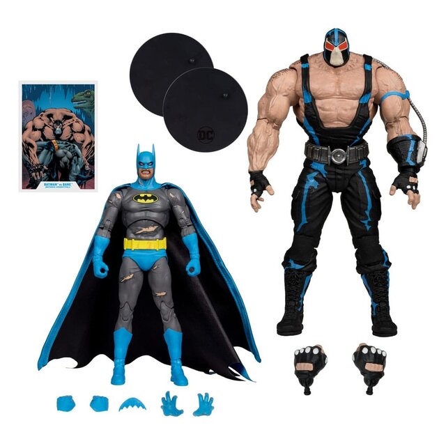 DC Multiverse Action Figure 2-Pack Batman vs Bane (Knightfall) 18cm