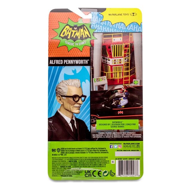 DC Retro Action Figure Batman 66 Alfred Pennyworth 15cm