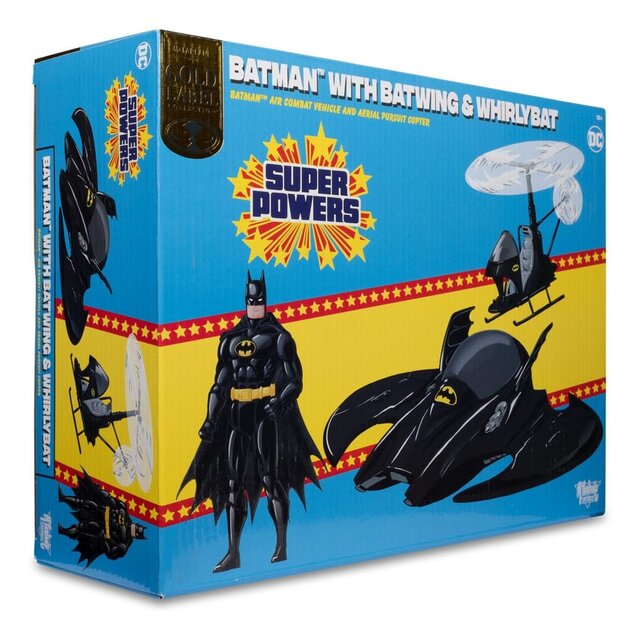 DC Direct Super Powers Batman with Batwing & Whirlybat