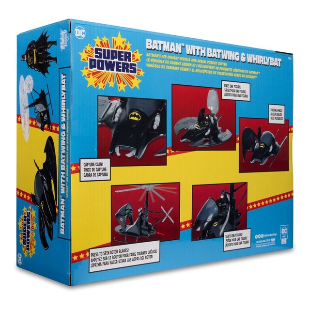 DC Direct Super Powers Batman with Batwing & Whirlybat