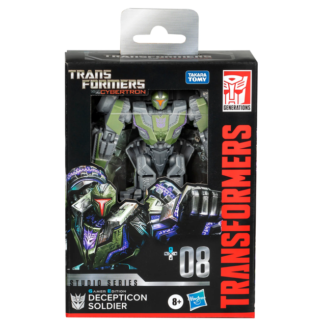 Transformers Studio Series Gamer Edition 08 Decepticon Soldier 12cm Transformers Studio Series Gamer Edition 08 Decepticon Soldier 12cm