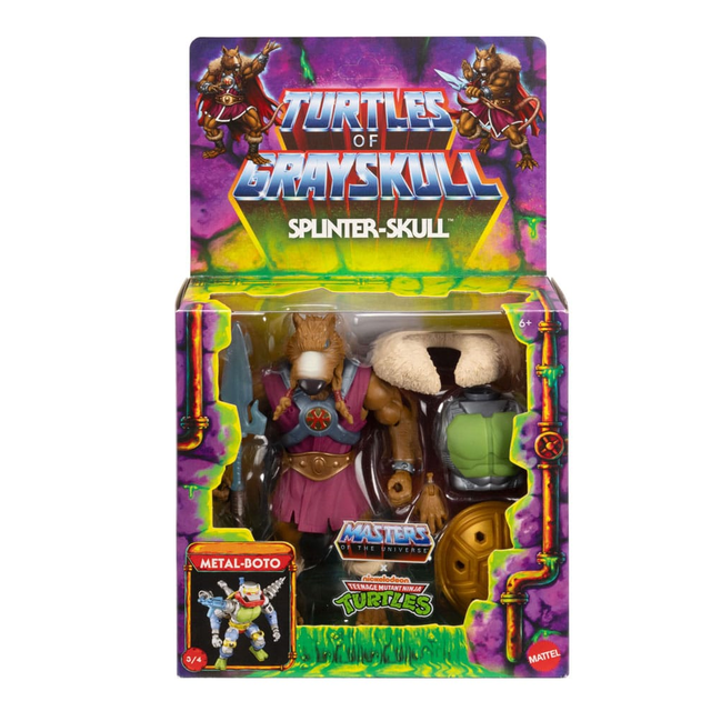 MOTU x TMNT: Turtles of Grayskull Deluxe Splinter Skull 14cm